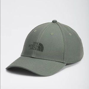 Green north face hat